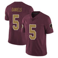 BIPIHUC W.Commanders #5 Jayden Daniels Player Burgundy Alternate Vapor Untouchable Home Game Stitched Jerseys