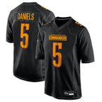 BIPIHUC W.Commanders #5 Jayden Daniels Player Carbon Black Fashion Stitched Jerseys