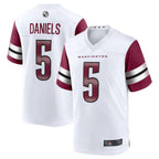 BIPIHUC W.Commanders #5 Jayden Daniels White 2024 Draft First Round Pick Player Game Stitched Jerseys