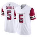 BIPIHUC W.Commanders #5 Jayden Daniels White Vapor F.U.S.E. Limited Home Game Stitched Jerseys
