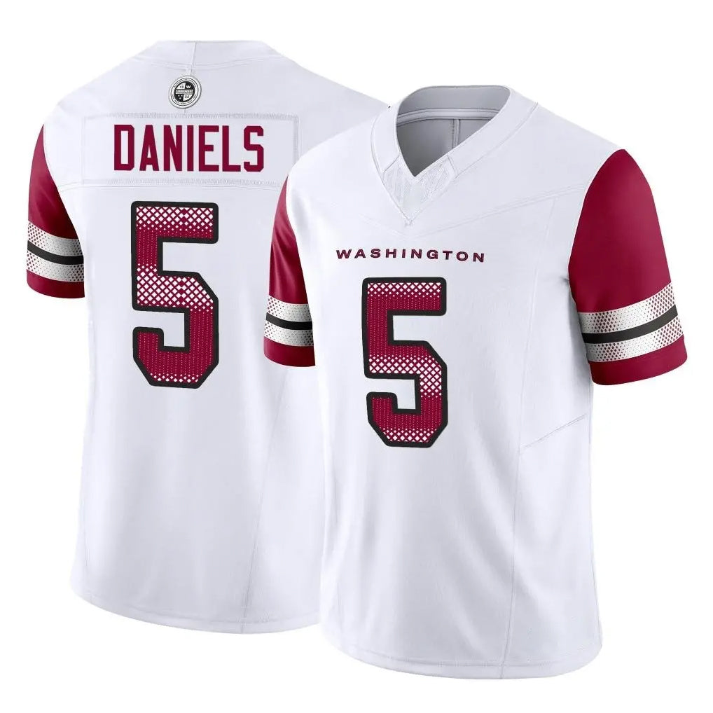 BIPIHUC W.Commanders #5 Jayden Daniels White Vapor F.U.S.E. Limited Home Game Stitched Jerseys