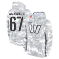 BIPIHUC W.Commanders #67 Nick Allegretti Player Arctic Camo Limited Salute to Service Pullover Hoodies Game Stitched Jerseys