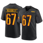 BIPIHUC W.Commanders #67 Nick Allegretti Player Black Home Game Stitched Jerseys