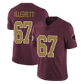 BIPIHUC W.Commanders #67 Nick Allegretti Player Burgundy Alternate Vapor Untouchable Home Game Stitched Jerseys