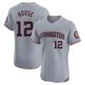 BIPIHUC W.Nationals #12 Brady House Player Gray City Connect Elite Alternate Stitched Jerseys
