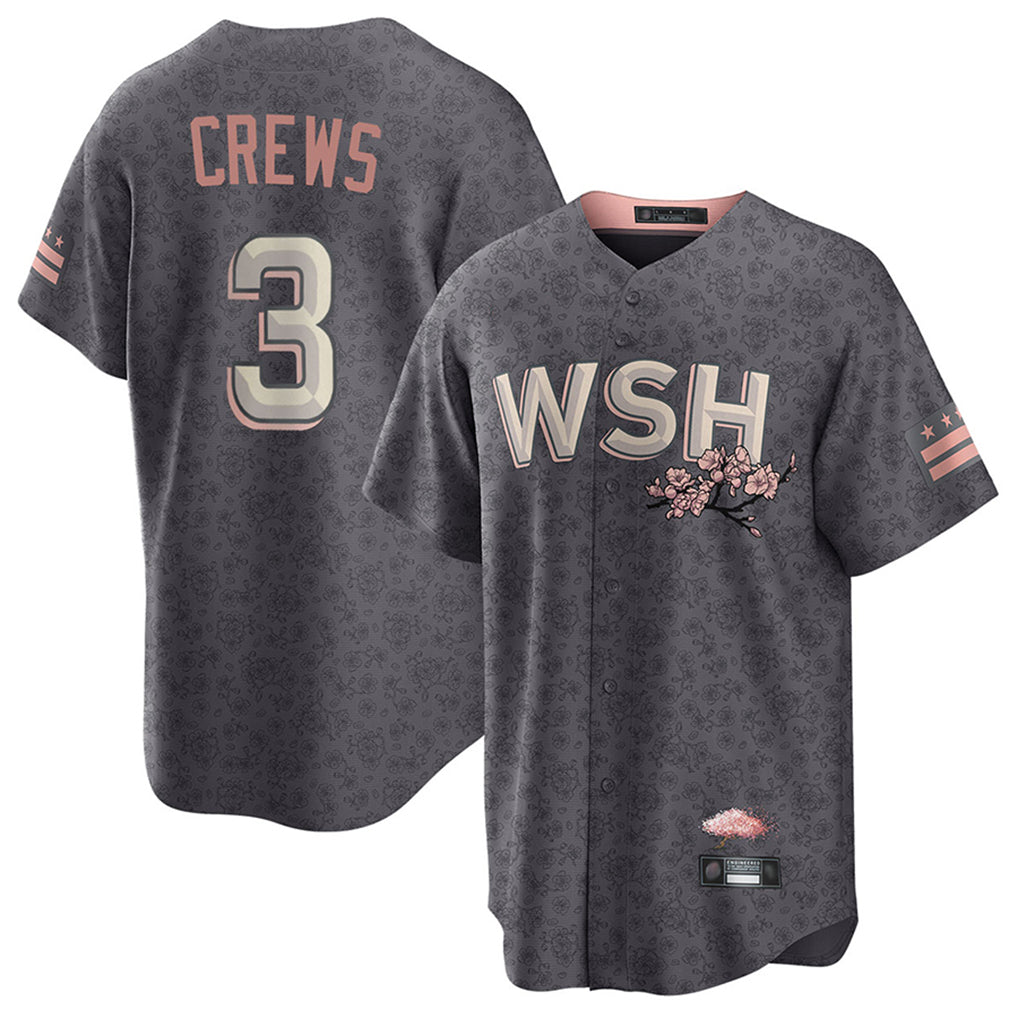 BIPIHUC W.Nationals #3 Dylan Crews Player City Connect Stitched Jerseys