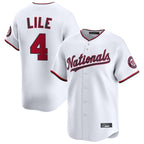 BIPIHUC W.Nationals #4 Daylen Lile Player White Alternate Limited Replica Stitched Jerseys