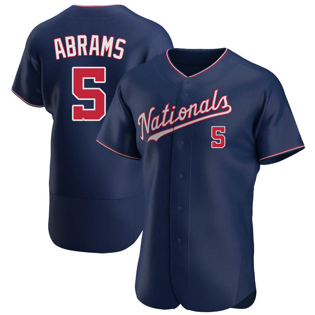 BIPIHUC W.Nationals #5 CJ Abrams Player Navy Alternate Elite Stitched Jerseys
