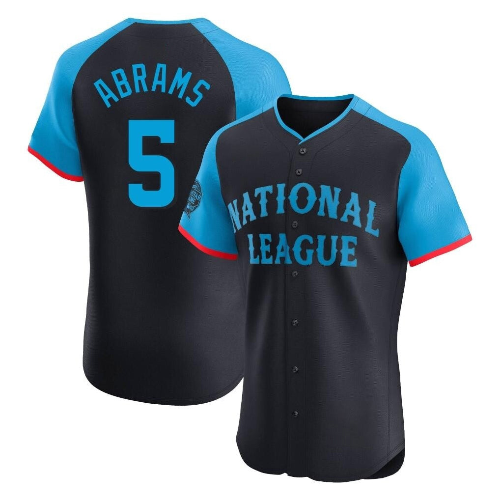 BIPIHUC W.Nationals #5 CJ Abrams Player Navy Elite National League All-Star Game Stitched Jerseys
