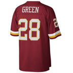 BIPIHUC Washington Football Team #28 Darrell Green Mitchell & Ness Burgundy Legacy Replica Stitched Jerseys