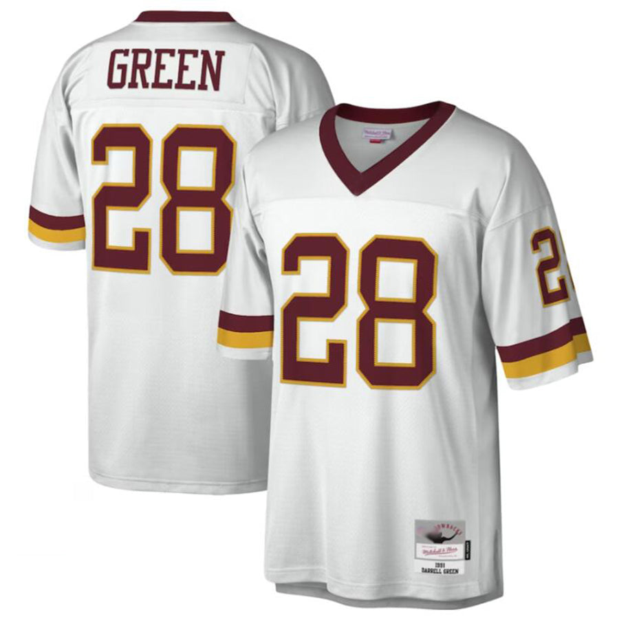 BIPIHUC Washington Football Team #28 Darrell Green Mitchell & Ness White Legacy Replica Stitched Jersey
