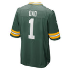 BIPIHUC GB.Packers #1 Dad Green Game Jersey