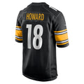 BIPIHUC P.Steelers #18 Will Howard Black Team Game Jersey
