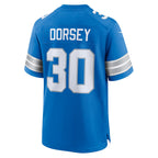 BIPIHUC D.Lions #30 Khalil Dorsey Blue Team Game Jersey