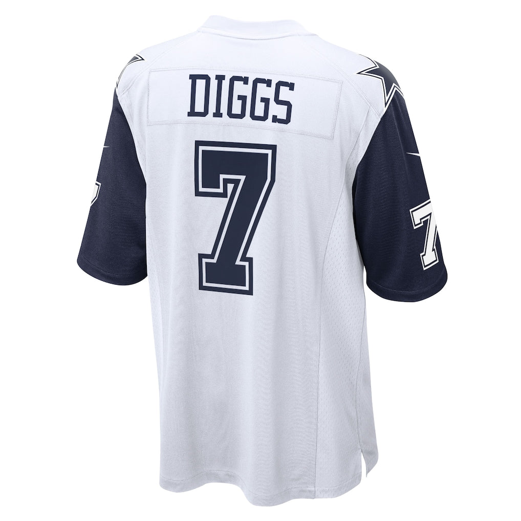 BIPIHUC D.Cowboys #7 Trevon Diggs White Alternate Game Team Jersey