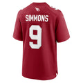 BIPIHUC A.Cardinals #9 Isaiah Simmons Cardinal Team Game Jersey