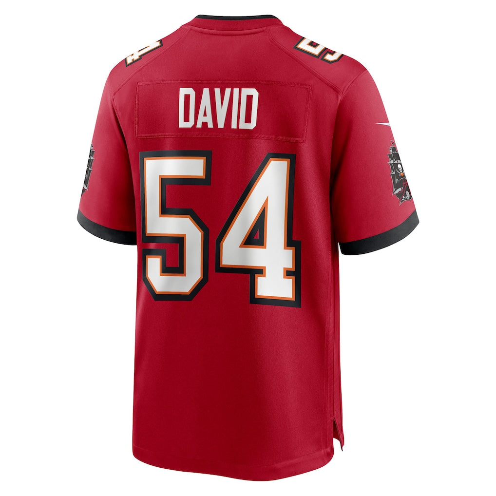 BIPIHUC TB.Buccaneers #54 Lavonte David Red 50th Season Team Game Jersey