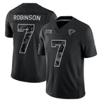 BIPIHUC A.Falcons #7 Bijan Robinson Player Black Limited 2026 Salute to Service Home Game Stitched Jerseys