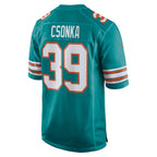 BIPIHUC M.Dolphins #39 Larry Csonka Aqua Retired Player Jersey