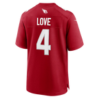BIPIHUC A.Cardinals #4 Jeremiyah Love Red Game Player Stitched Jerseys