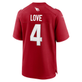 BIPIHUC A.Cardinals #4 Jeremiyah Love Red Game Player Stitched Jersey