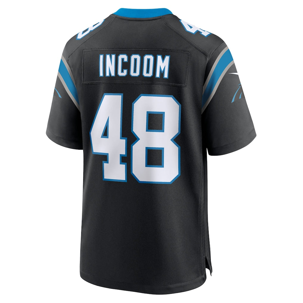 BIPIHUC C.Panthers #48 Thomas Incoom Black Team Game Jersey