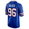 BIPIHUC B.Bills #96 Deone Walker Royal Team Game Jersey