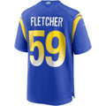 BIPIHUC LA.Rams #59 London Fletcher Royal Game Retired Player Jersey