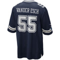 BIPIHUC D.Cowboys #55 Leighton Vander Esch Navy Team Game Jersey