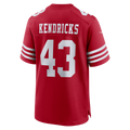 BIPIHUC SF.49ers #43 Eric Kendricks Scarlet Team Game Jersey