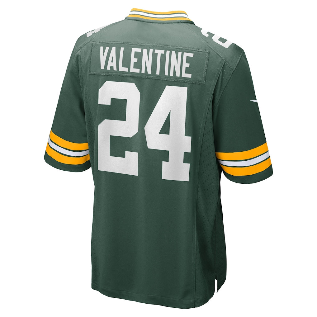 BIPIHUC GB.Packers #24 Carrington Valentine Green Game Jersey