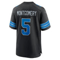 BIPIHUC D.Lions #5 David Montgomery Black 2nd Alternate Game Jersey