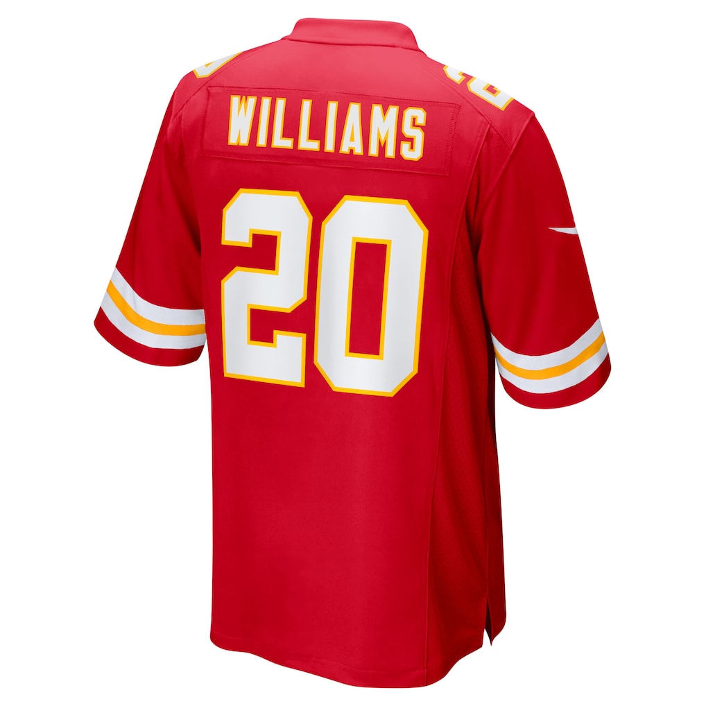 BIPIHUC KC.Chiefs #20 Nohl Williams Red Game Jersey