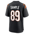 BIPIHUC C.Bengals #89 Drew Sample Black Game Jersey