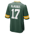 BIPIHUC GB.Packers #17 Brandon McManus Green Team Game Jersey