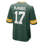 BIPIHUC GB.Packers #17 Brandon McManus Green Team Game Jersey
