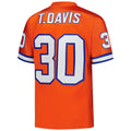 BIPIHUC D.Broncos #30 Terrell Davis Mitchell & Ness Orange 1995 Authentic Throwback Retired Player Jersey