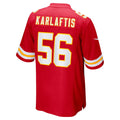 BIPIHUC KC.Chiefs #56 George Karlaftis Red Player Game Jersey
