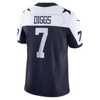 BIPIHUC D.Cowboys #7 Trevon Diggs Navy Vapor F.U.S.E. Limited Jersey