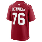 BIPIHUC A.Cardinals #76 Will Hernandez Cardinal Team Game Jersey