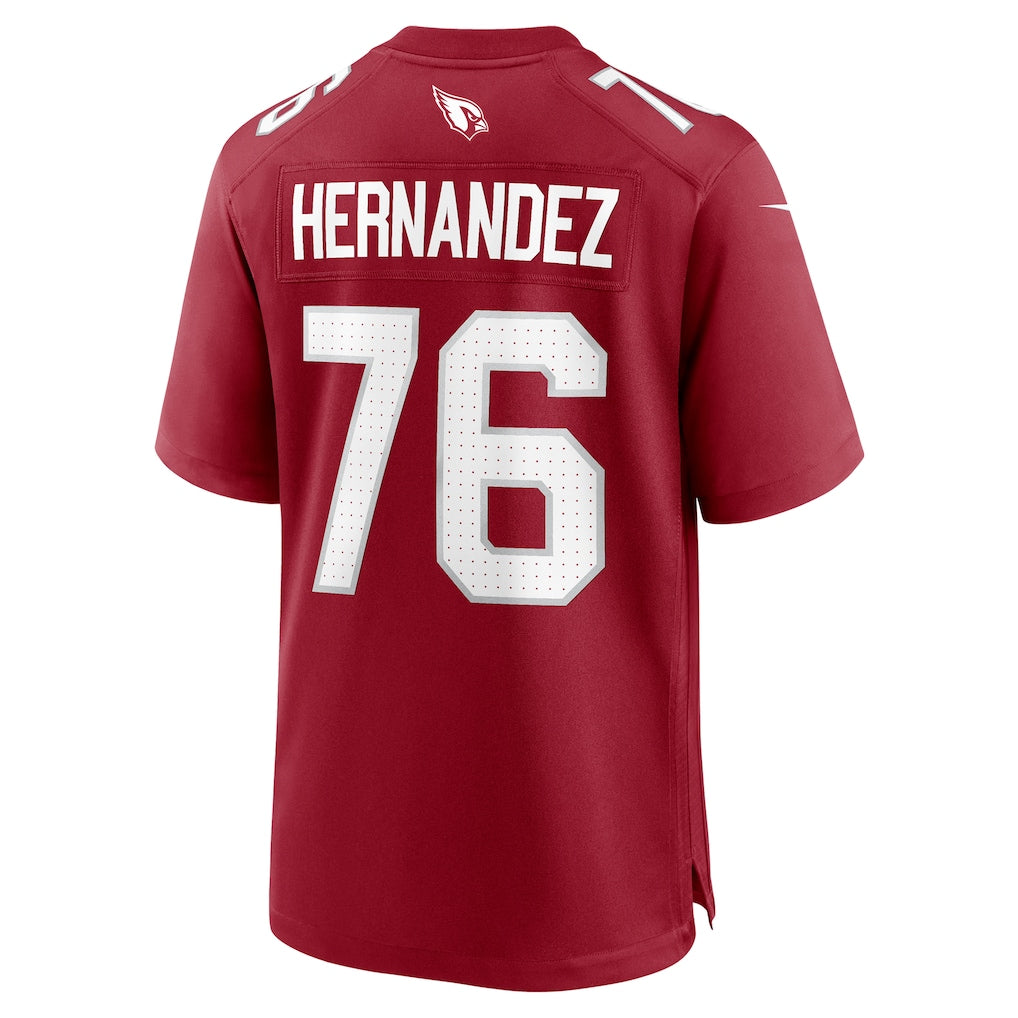 BIPIHUC A.Cardinals #76 Will Hernandez Cardinal Team Game Jersey