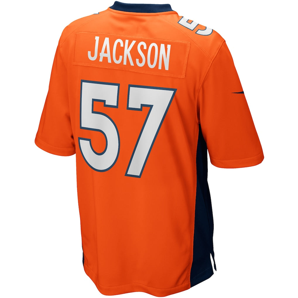 BIPIHUC D.Broncos #57 Tom Jackson Orange Game Retired Player Jersey