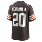 BIPIHUC C.Browns #20 Greg Newsome II Brown Game Jersey