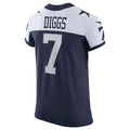 BIPIHUC D.Cowboys #7 Trevon Diggs Navy Alternate Vapor Elite Jersey
