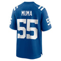 BIPIHUC IN.Colts #55 Chad Muma Royal Team Game Jersey