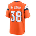 BIPIHUC D.Broncos #38 Jaleel McLaughlin Orange Alternate Game Jersey