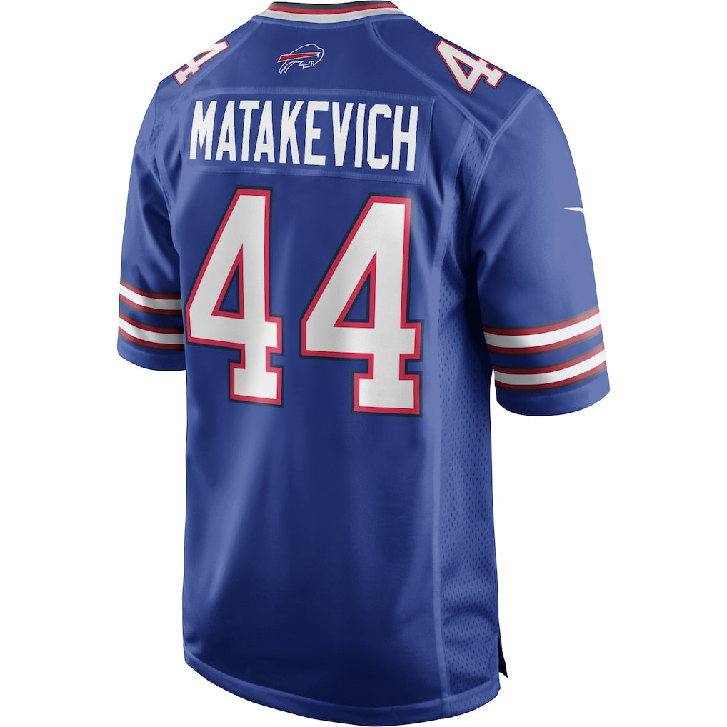 BIPIHUC B.Bills #44 Tyler Matakevich Royal Team Game Jersey