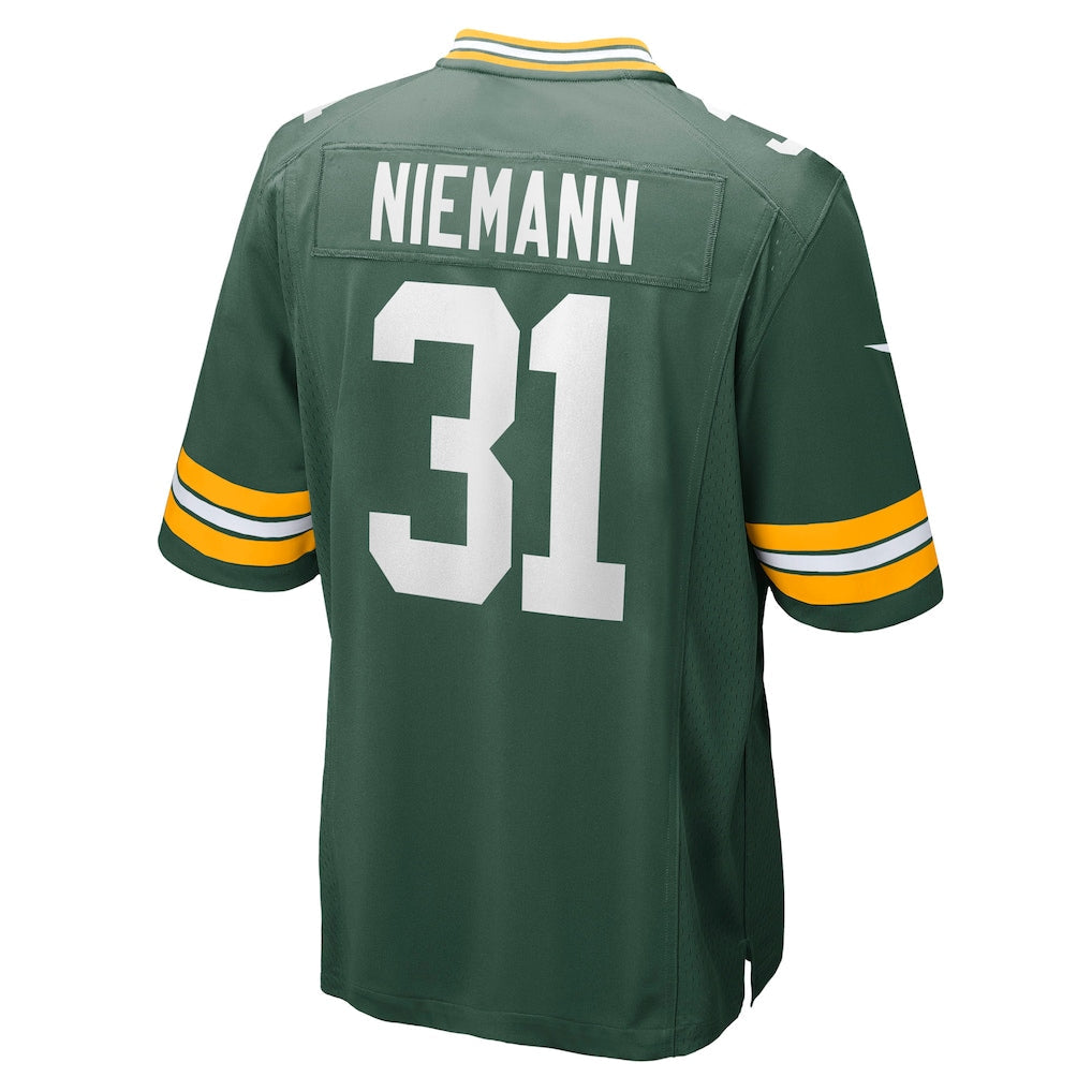 BIPIHUC GB.Packers #31 Nick Niemann Green Team Game Jersey