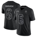 BIPIHUC NO.Saints #6 Tyler Shough Player Black Limited 2026 Salute to Service Home Game Stitched Jerseys