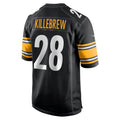 BIPIHUC P.Steelers #28 Miles Killebrew Black Game Jersey